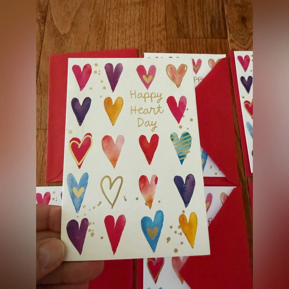 6 of Hallmark Vibrant Happy Heart Day with Red Envelopes